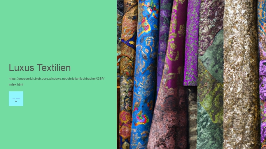 Luxus Textilien