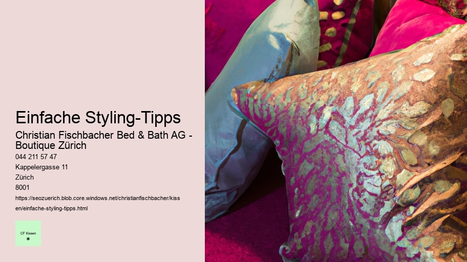 Einfache Styling-Tipps