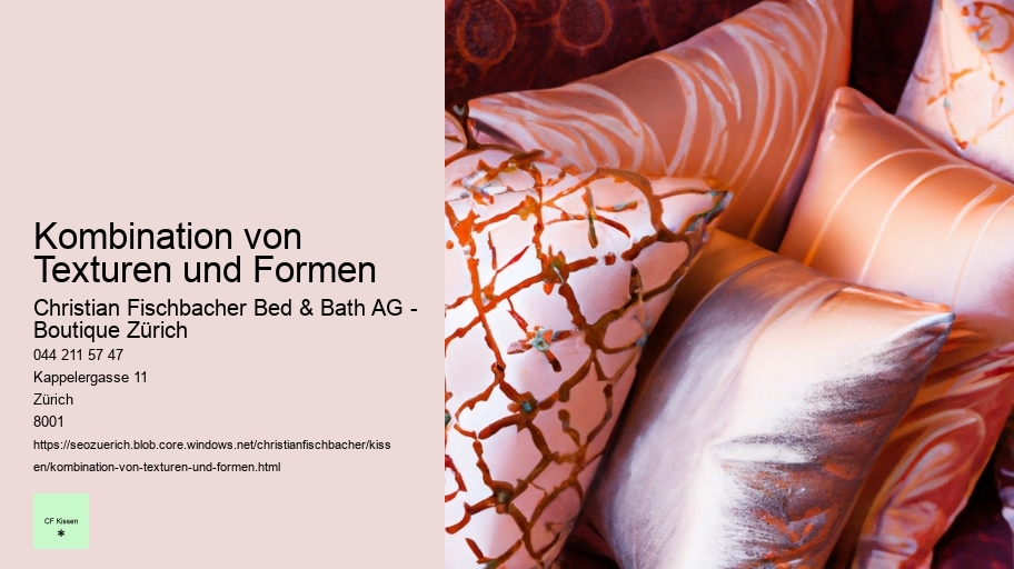 Kombination von Texturen und Formen