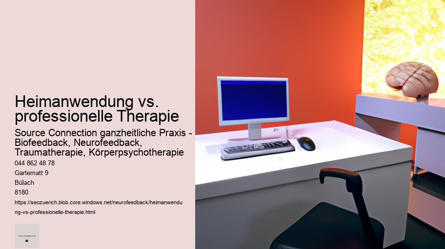 Heimanwendung vs. professionelle Therapie