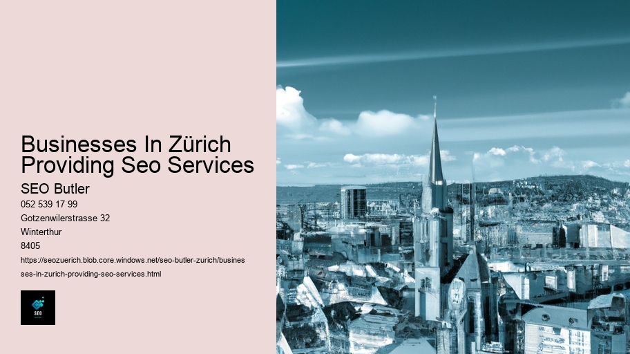 Businesses In Zürich Providing Seo Services