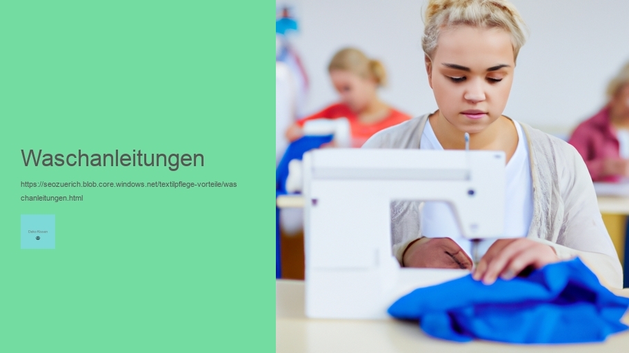 Waschanleitungen Waschanleitungen